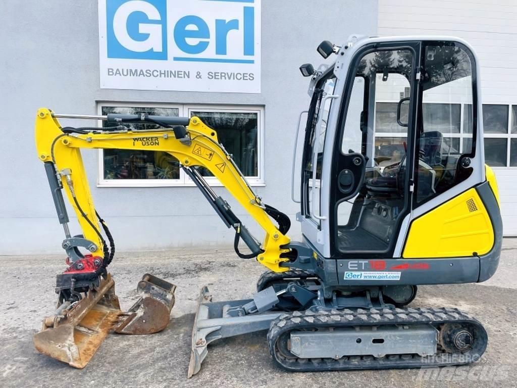 Neuson ET18 VDS حفارات صغيرة أقل من 7 طن (حفارات صغيرة)