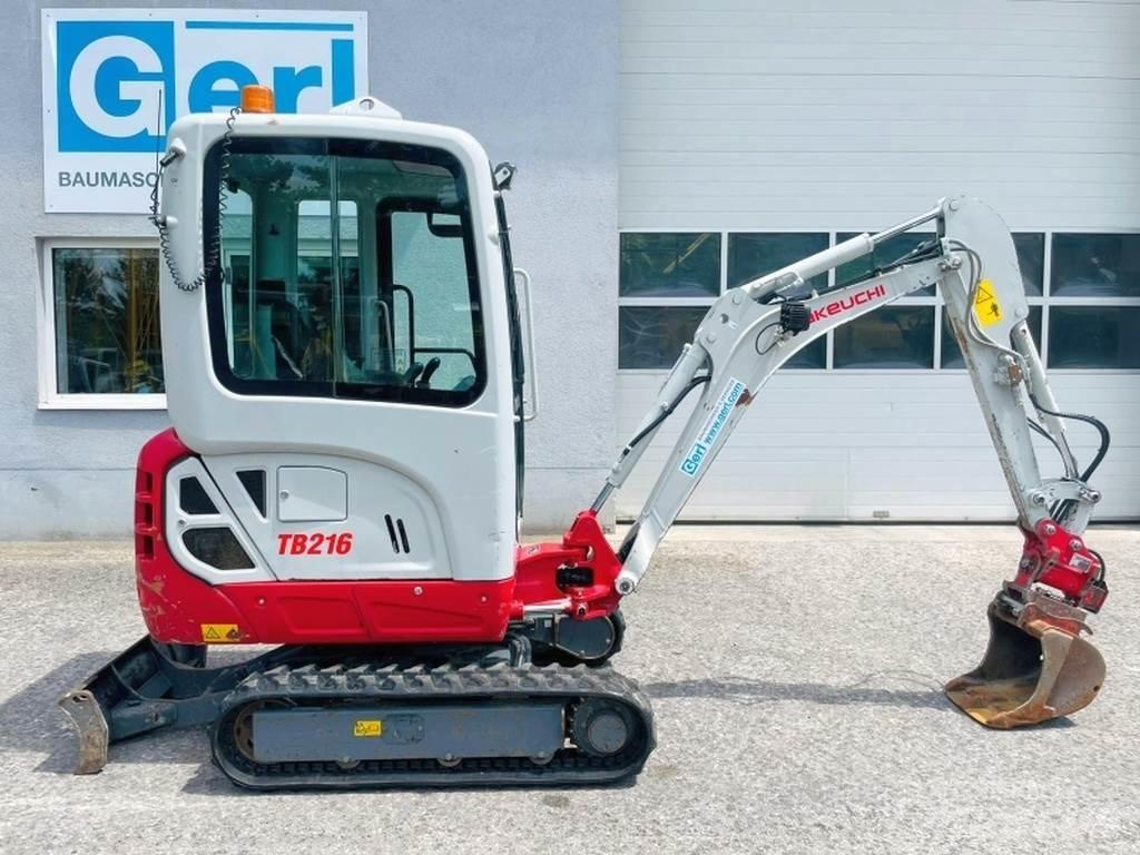 Takeuchi TB216 حفارات صغيرة أقل من 7 طن (حفارات صغيرة)