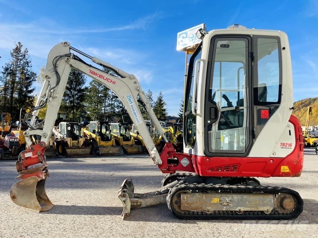 Takeuchi TB216 حفارات صغيرة أقل من 7 طن (حفارات صغيرة)