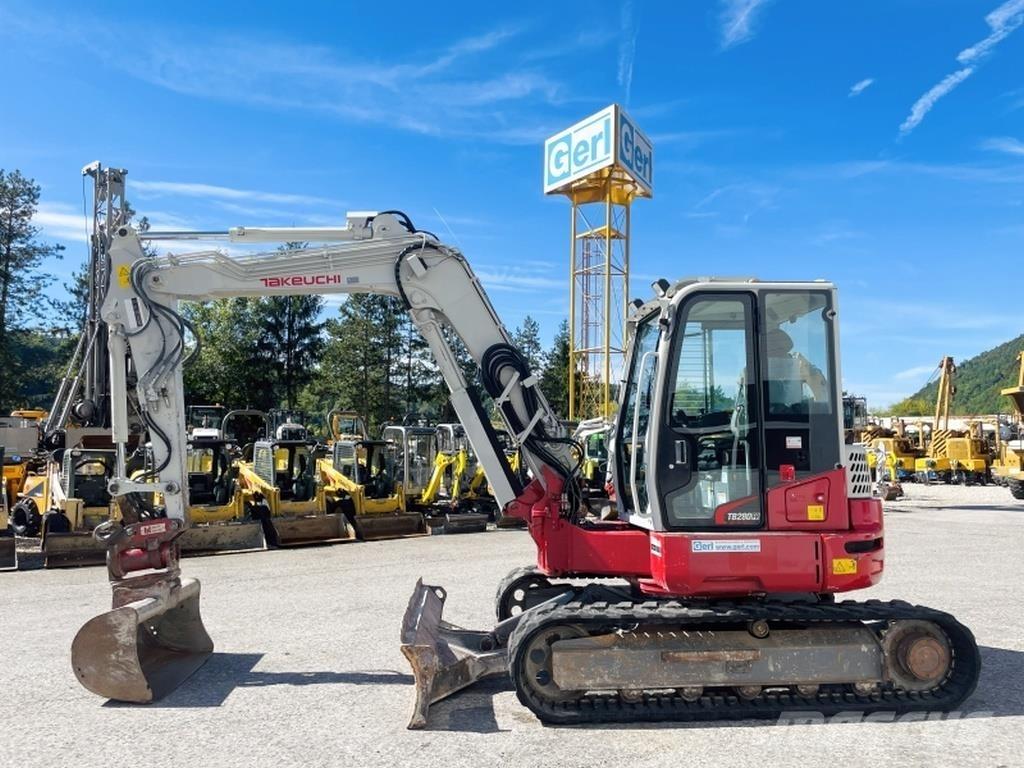 Takeuchi TB280FR حفارات صغيرة أقل من 7 طن (حفارات صغيرة)