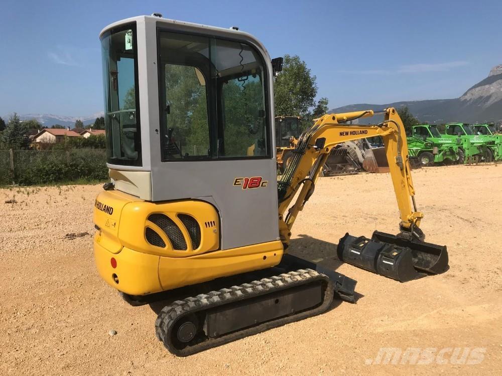 New Holland E18C حفارات صغيرة أقل من 7 طن (حفارات صغيرة)