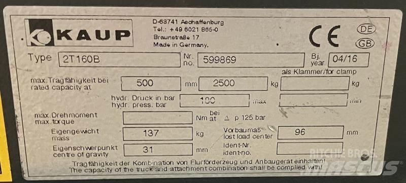 Kaup 2T160B ملحقات ومكونات أخرى