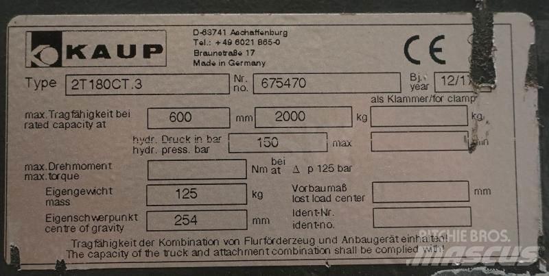 Kaup 2T180CT.3 شوكات
