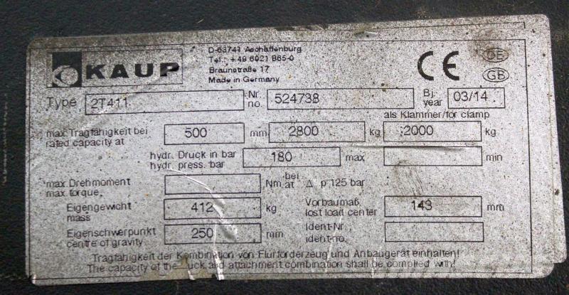 Kaup 2T411 ملحقات ومكونات أخرى