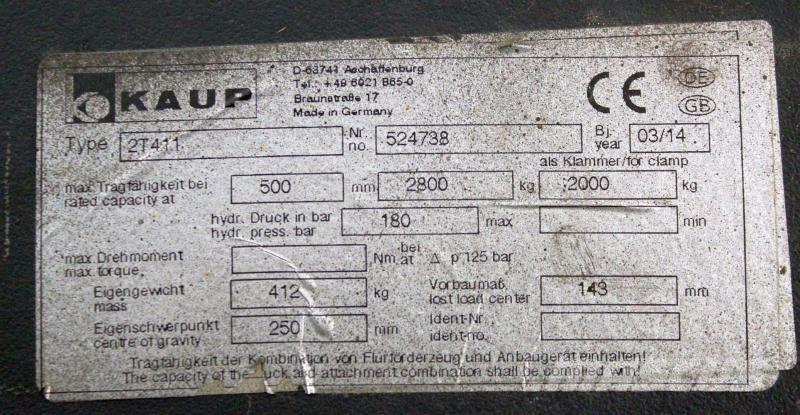 Kaup 2T411 ملحقات ومكونات أخرى