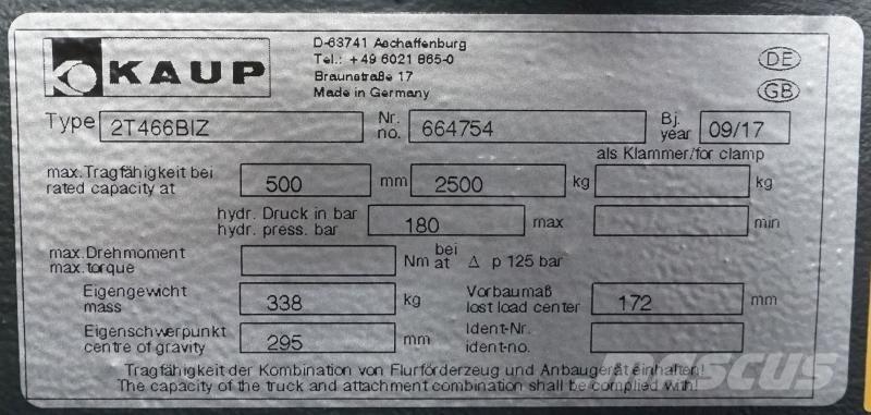 Kaup 2T466BIZ ملحقات ومكونات أخرى