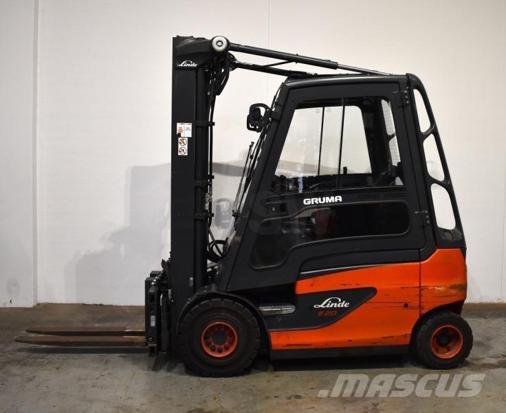 Linde E 20 387 شاحنات ذات رافعات شوكية تعمل بالكهرباء