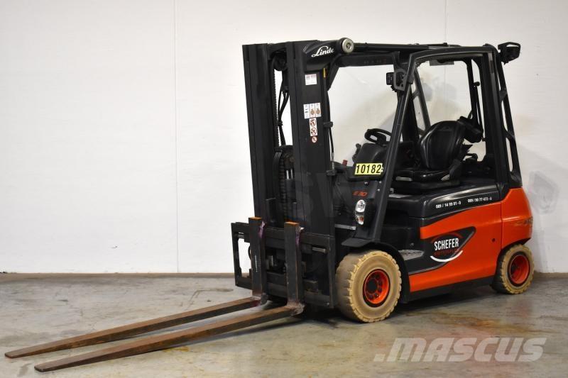 Linde E 30 387 شاحنات ذات رافعات شوكية تعمل بالكهرباء