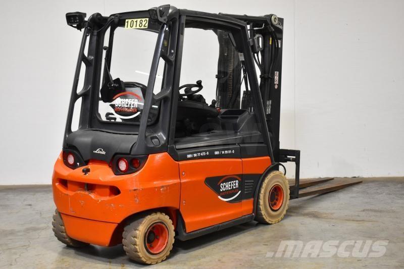 Linde E 30 387 شاحنات ذات رافعات شوكية تعمل بالكهرباء