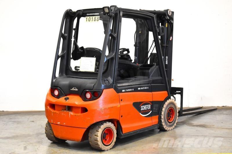 Linde E 30 387 شاحنات ذات رافعات شوكية تعمل بالكهرباء