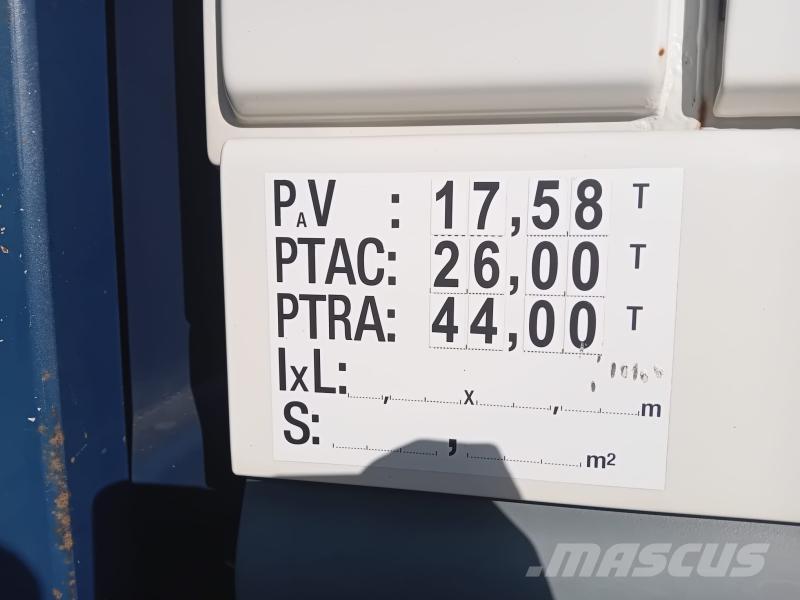 DAF XF105 460 شاحنات مسطحة/مفصلية الجوانب