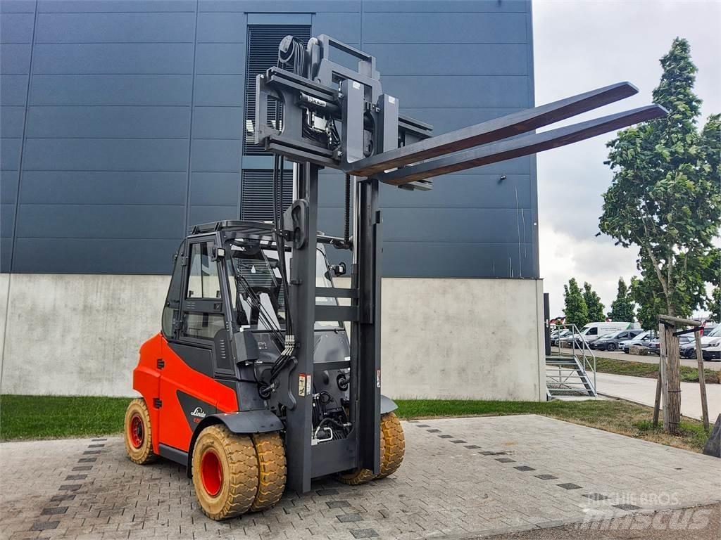 Linde E 80-01/900 شاحنات ذات رافعات شوكية تعمل بالكهرباء