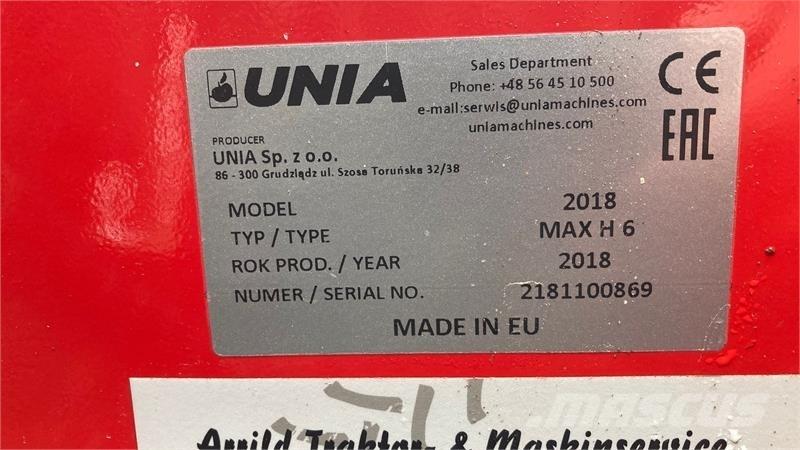 Unia Max H 6 كاسحات
