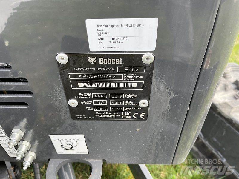 Bobcat E 20z حفارات صغيرة أقل من 7 طن (حفارات صغيرة)