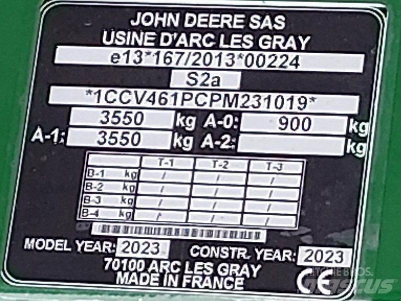 John Deere V461M ماكينات زراعية أخرى