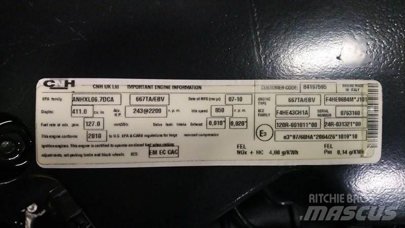 CNH - CASE 667TA محركات