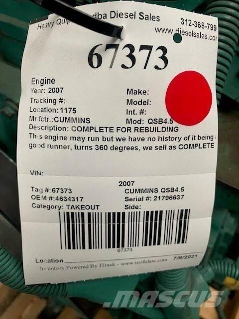 Cummins QSB4.5 محركات