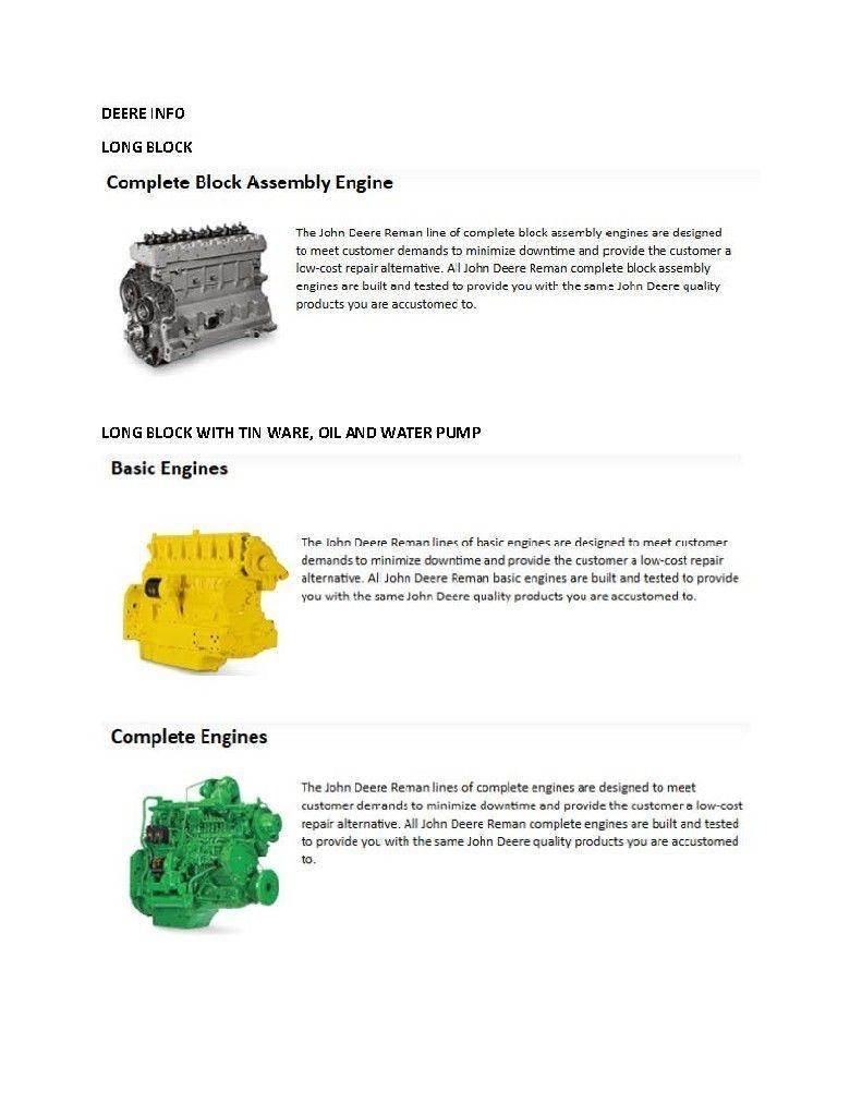 John Deere 4024T محركات