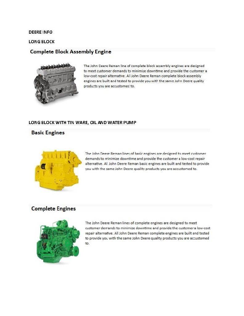 John Deere 6090HDW13 محركات