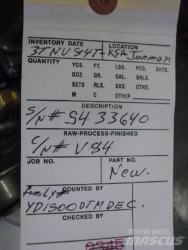 Yanmar 3TNV84T-BKSA محركات