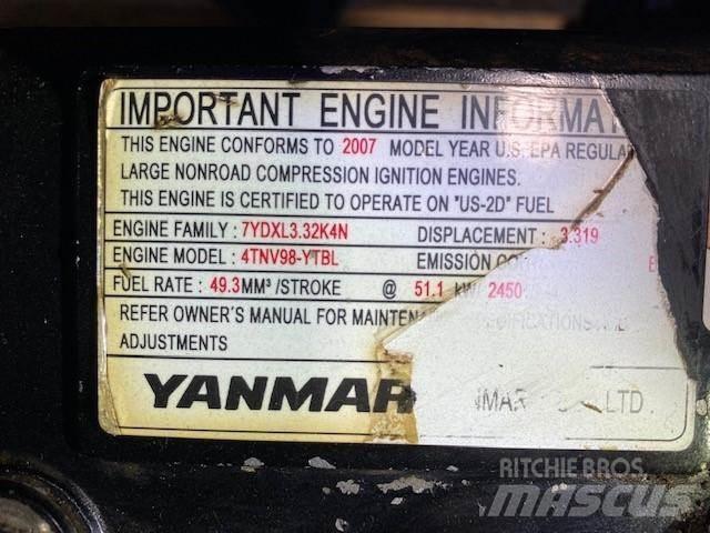 Yanmar 4TNV98-YTBL محركات