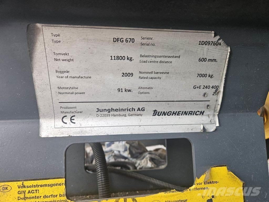Jungheinrich DFG670 شاحنات الديزل