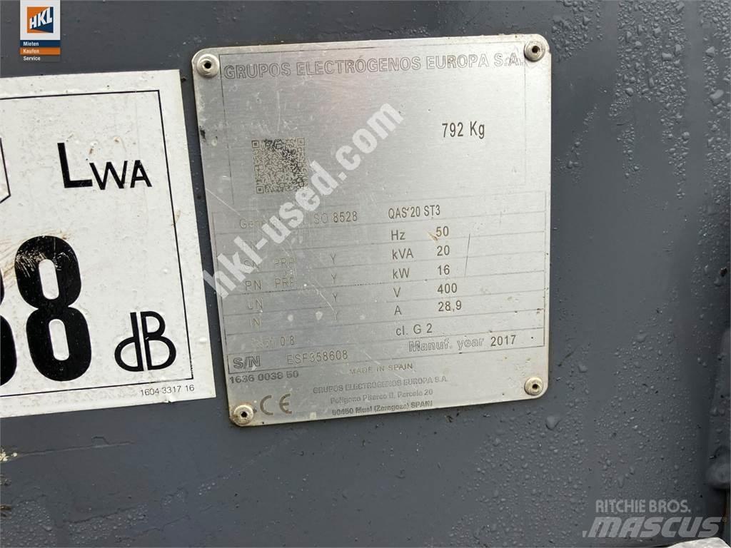 Atlas Copco QAS 20 KDS مولدات أخرى