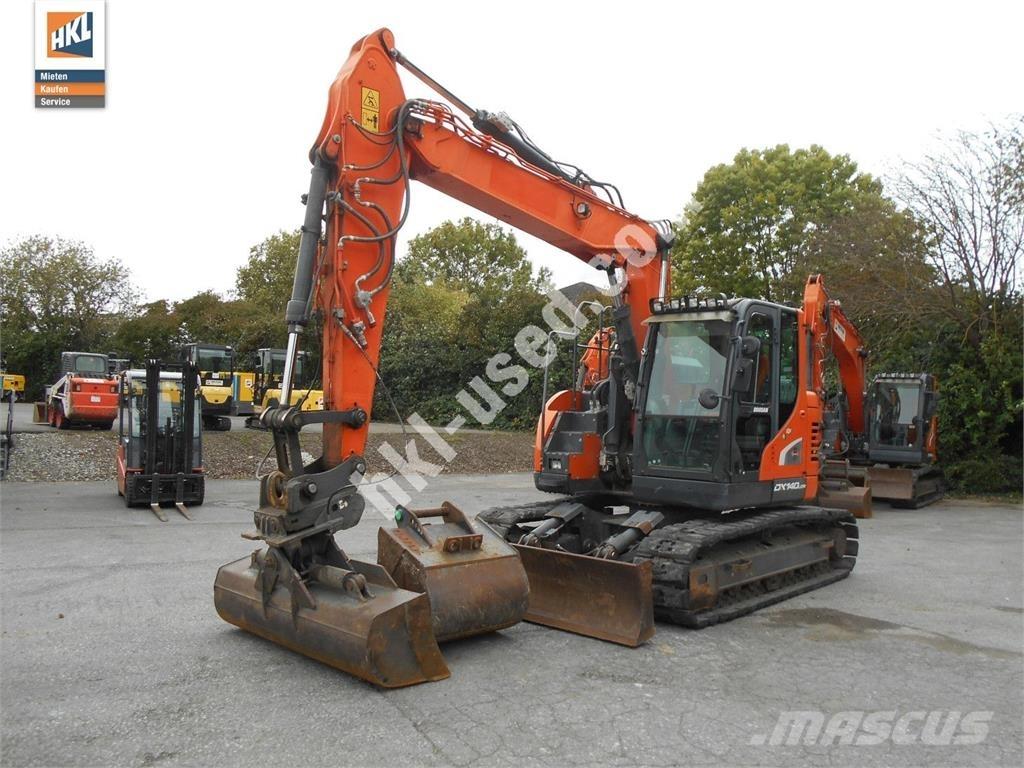 Doosan DX 140 LCR-5 حفارات زحافة