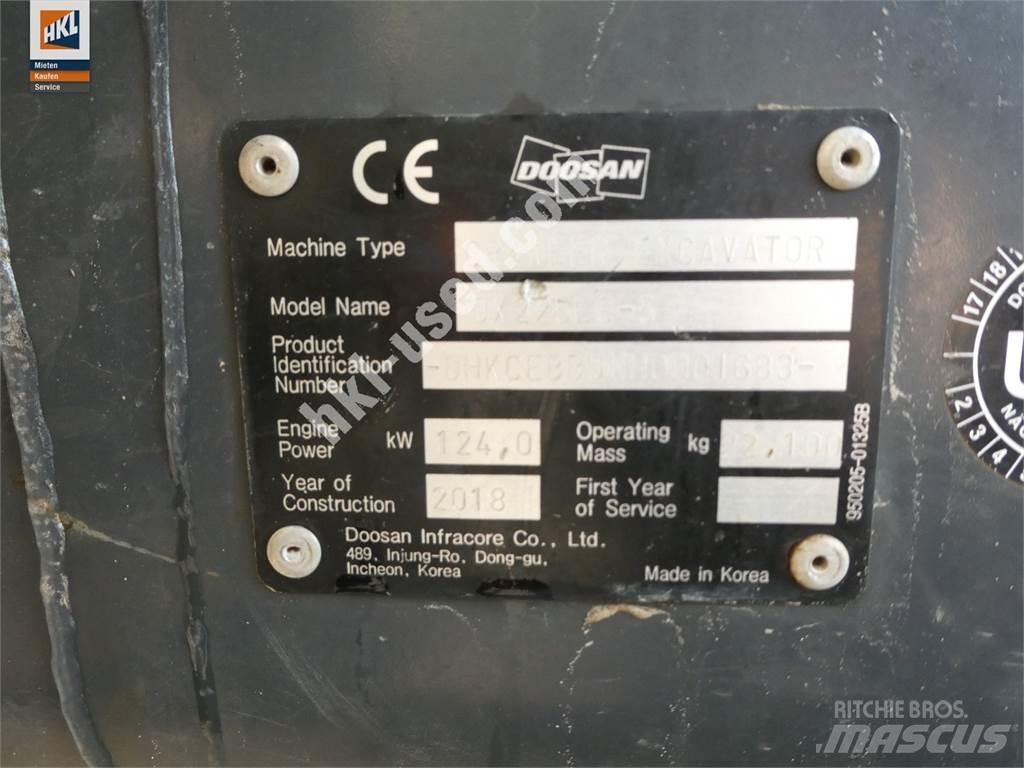 Doosan DX 225 LC-5 حفارات زحافة