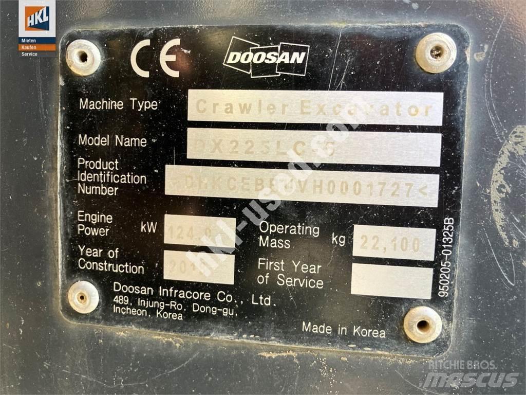 Doosan DX 225 LC-5 حفارات زحافة