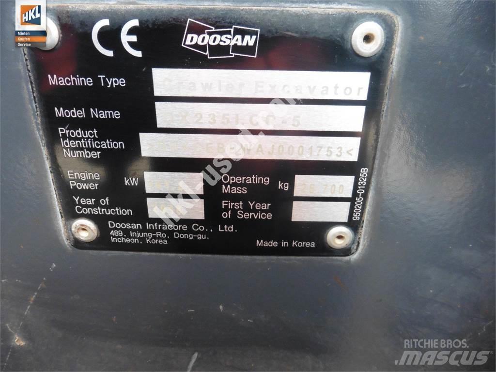 Doosan DX 235 LCR-5 حفارات زحافة