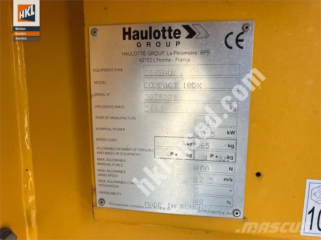 Haulotte COMPACT 10 DX أخرى