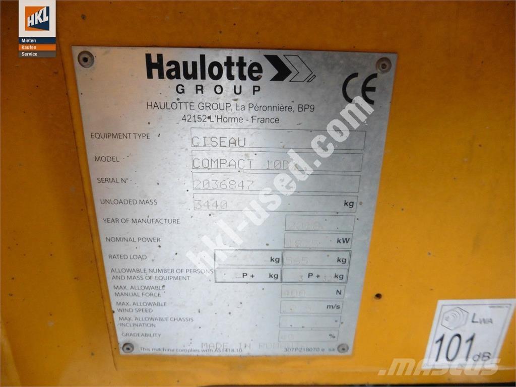 Haulotte COMPACT 10 DX معدات البناء - غير ذلك
