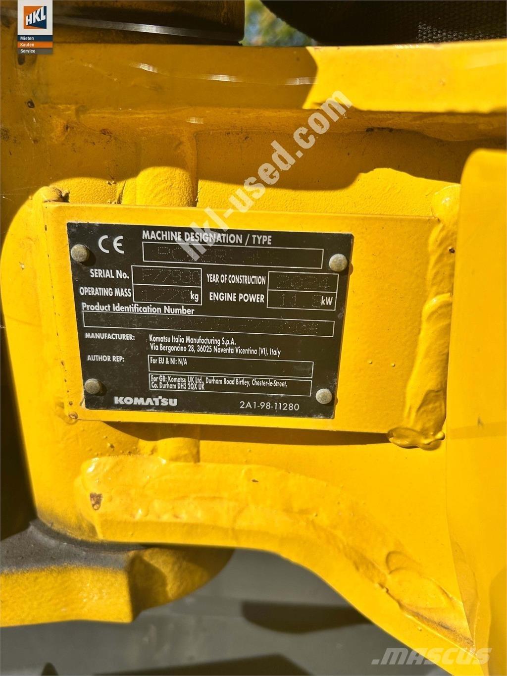 Komatsu PC 16 R-3HS حفارات صغيرة أقل من 7 طن (حفارات صغيرة)