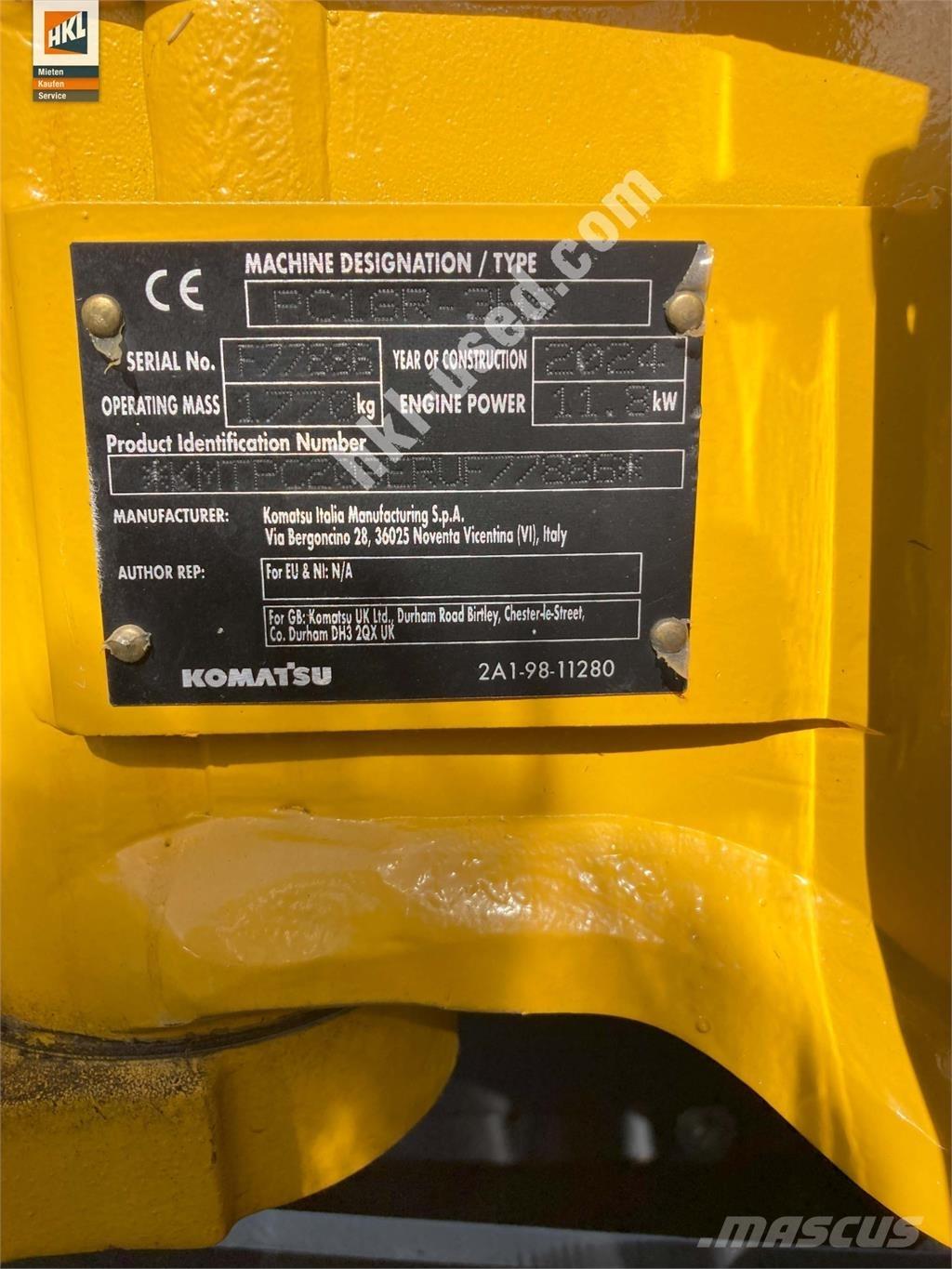 Komatsu PC 16 R-3HS حفارات صغيرة أقل من 7 طن (حفارات صغيرة)