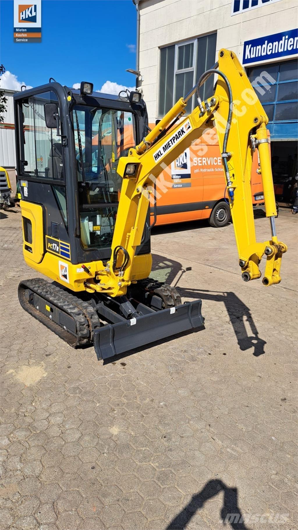 Komatsu PC 17 R-5 حفارات صغيرة أقل من 7 طن (حفارات صغيرة)