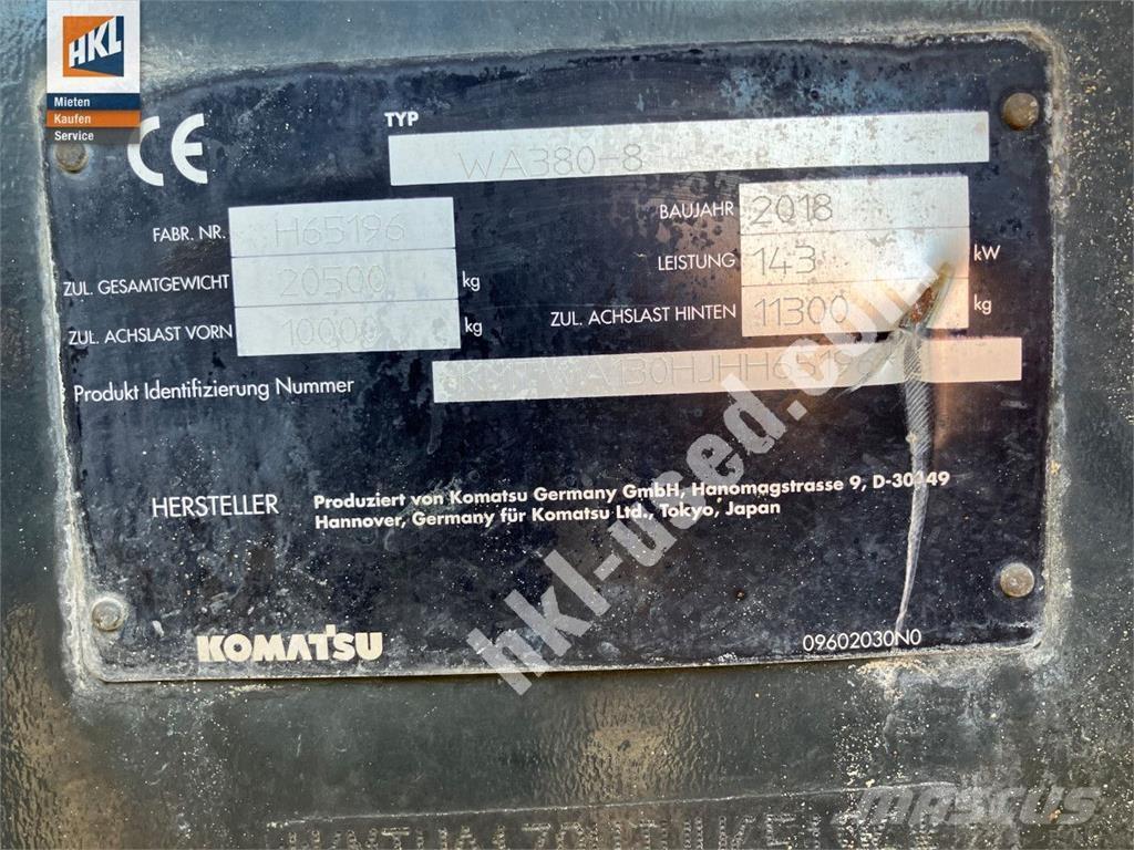 Komatsu WA 380-8 لوادر بعجل