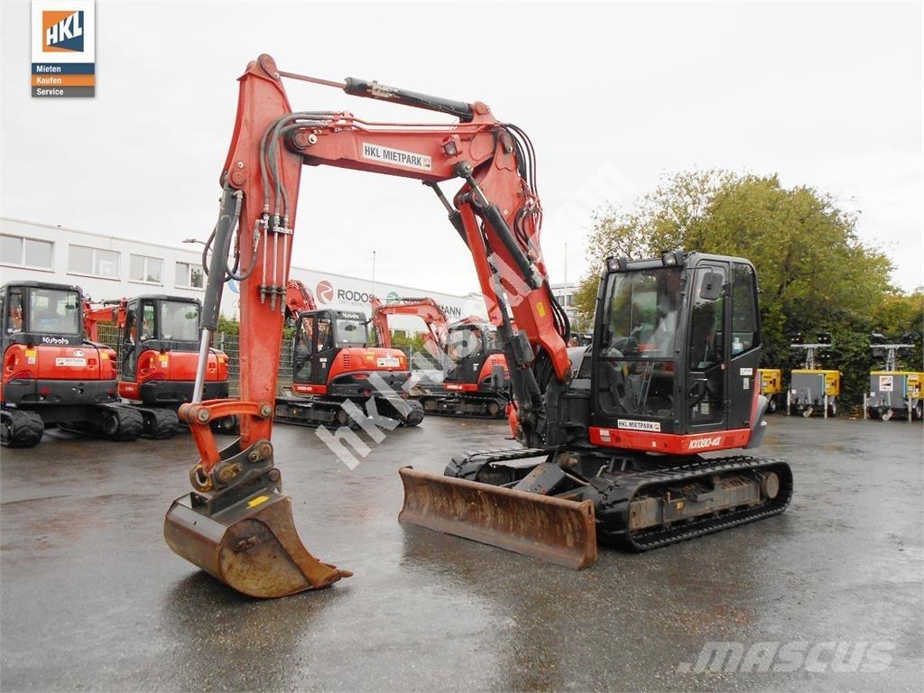 Kubota KX 080-4 حفارات صغيرة أقل من 7 طن (حفارات صغيرة)