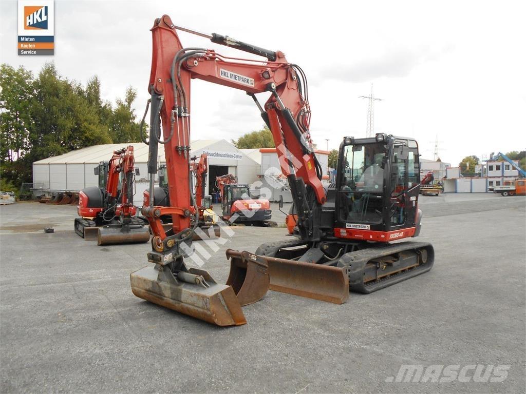 Kubota KX 080-4 حفارات صغيرة أقل من 7 طن (حفارات صغيرة)