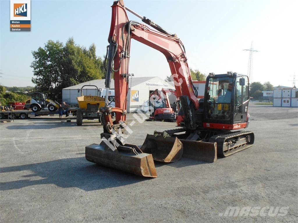 Kubota KX 080-4 حفارات صغيرة أقل من 7 طن (حفارات صغيرة)