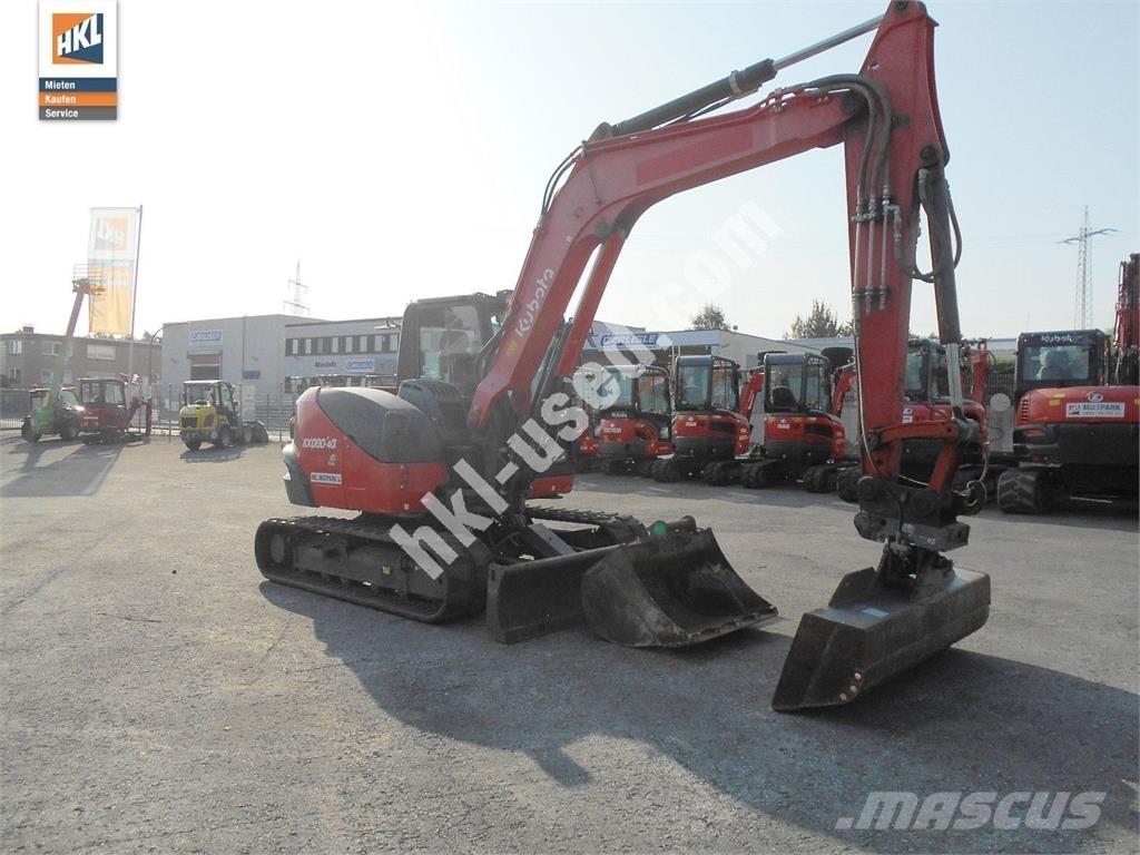 Kubota KX 080-4 حفارات صغيرة أقل من 7 طن (حفارات صغيرة)
