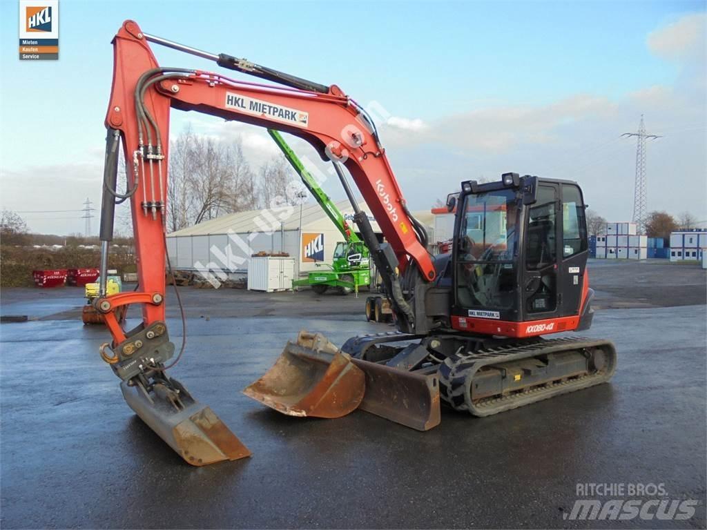 Kubota KX 080-4 حفارات صغيرة أقل من 7 طن (حفارات صغيرة)