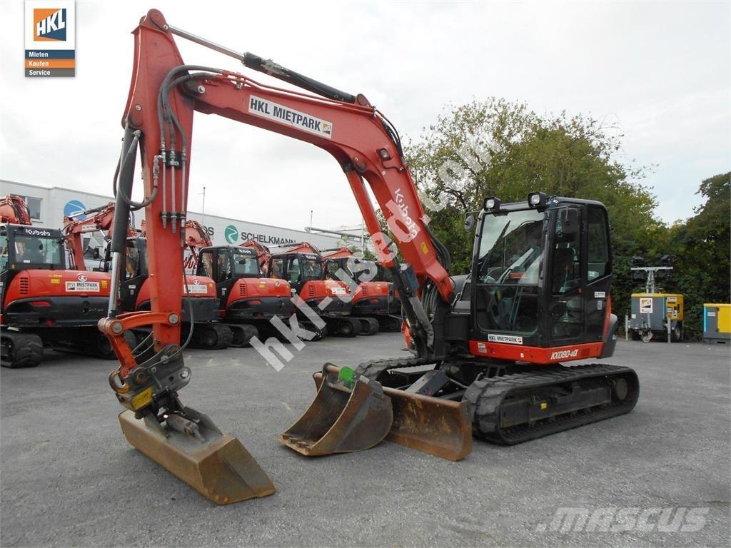 Kubota KX 080-4 حفارات صغيرة أقل من 7 طن (حفارات صغيرة)