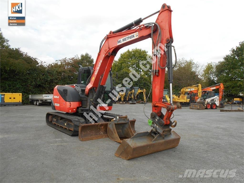 Kubota KX 080-4 حفارات صغيرة أقل من 7 طن (حفارات صغيرة)