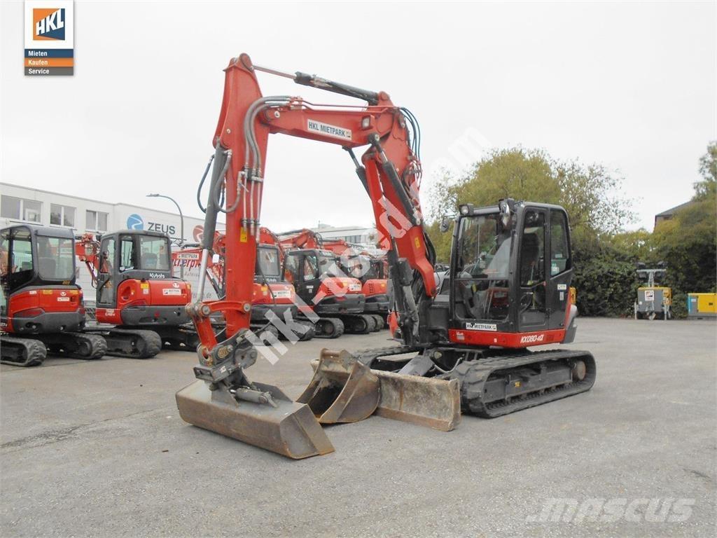 Kubota KX 080-4 حفارات صغيرة أقل من 7 طن (حفارات صغيرة)
