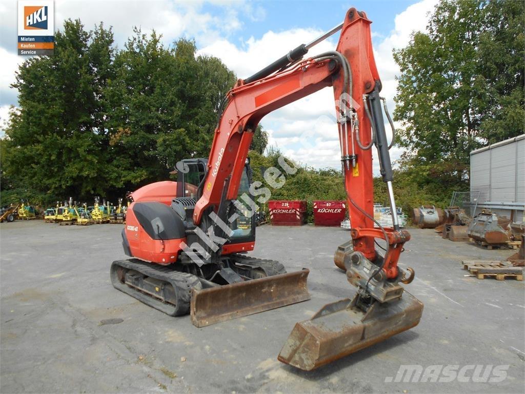 Kubota KX 080-4 حفارات صغيرة أقل من 7 طن (حفارات صغيرة)