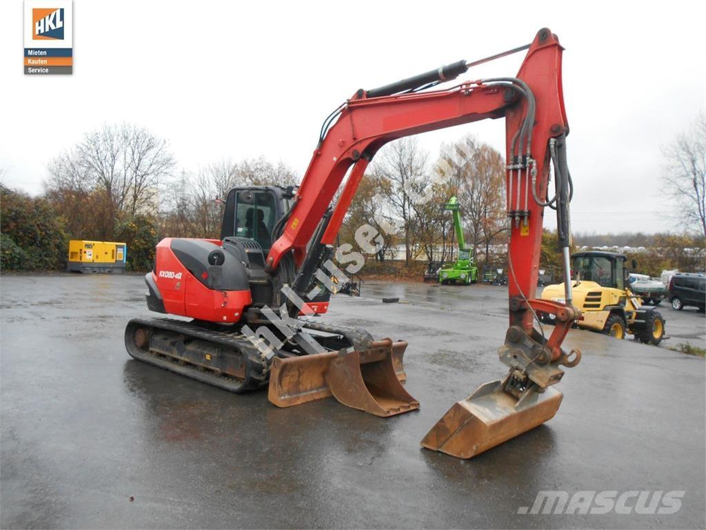 Kubota KX 080-4 حفارات صغيرة أقل من 7 طن (حفارات صغيرة)