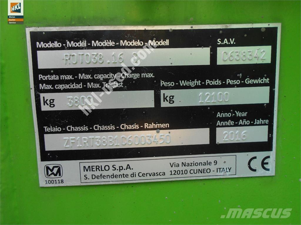 Merlo ROTO 38.16 S مناولات متداخلة