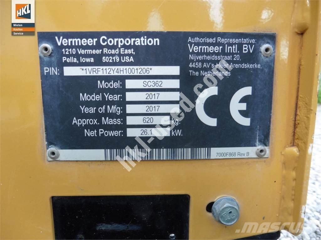 Vermeer SC 362 أخرى