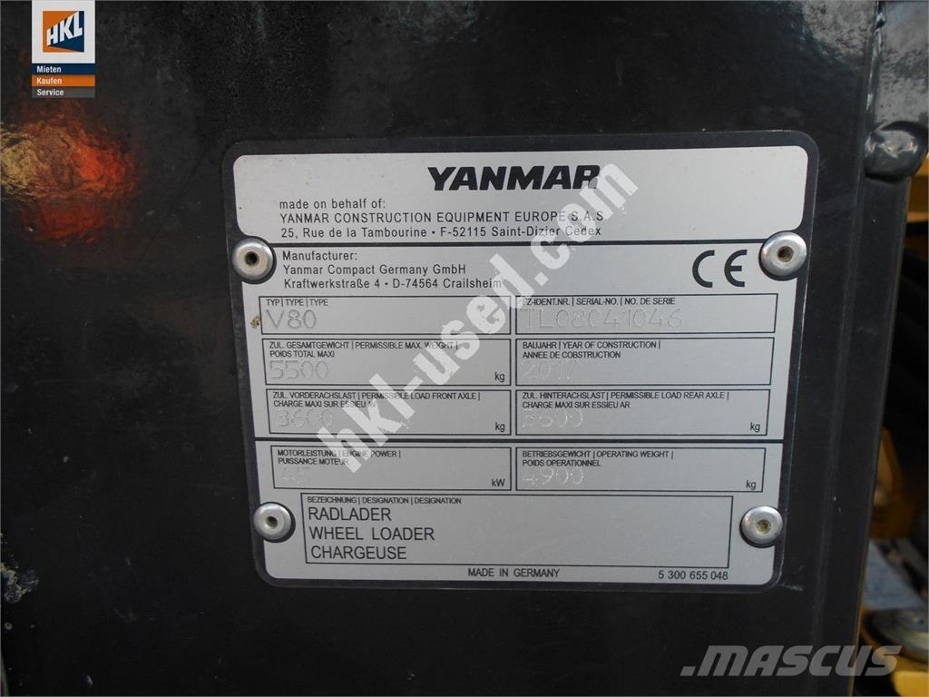 Yanmar V 80 لوادر بعجل